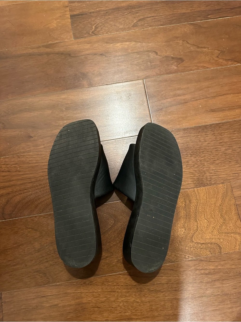 Women's Black Slide Mules with Cushioned Footbed - Picture 4 of 6